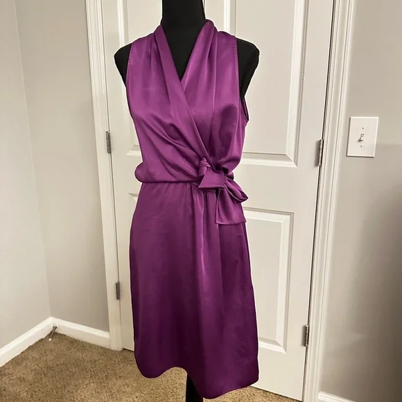 Elie tahari purple dress hotsell